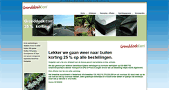 Desktop Screenshot of gronddoek.com